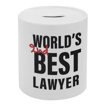 2nd, World Best Lawyer , Κουμπαράς πορσελάνης με τάπα