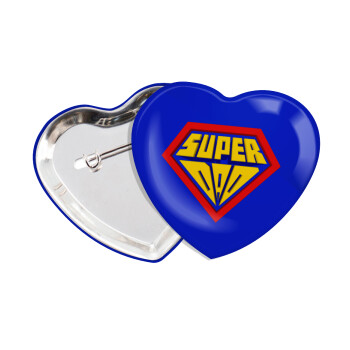 Super Dad 3D, Κονκάρδα παραμάνα καρδιά (57x52mm)