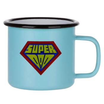 Super Dad 3D, Κούπα Μεταλλική εμαγιέ ΜΑΤ σιέλ 360ml