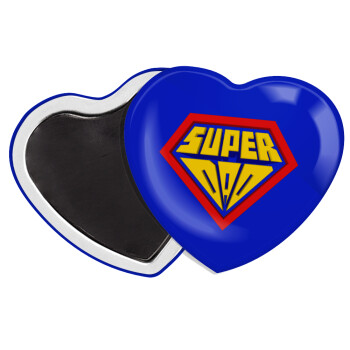 Super Dad 3D, Μαγνητάκι καρδιά (57x52mm)