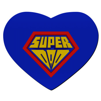 Super Dad 3D, Mousepad heart 23x20cm