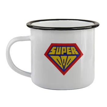 Super Dad 3D, Κούπα εμαγιέ με μαύρο χείλος 360ml