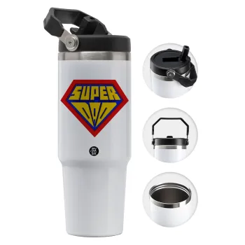 Super Dad 3D, Θερμός Ανοξείδωτο 30oz με χερούλι