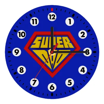 Super Dad 3D, Wooden wall clock (20cm)