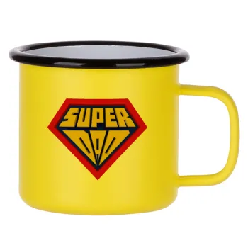 Super Dad 3D, Metallic enamel MATT Yellow cup 360ml