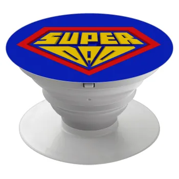Super Dad 3D, Phone Holders Stand  White Hand-held Mobile Phone Holder