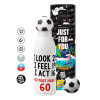 Soccer Metal mug thermos, double wall, 550ml