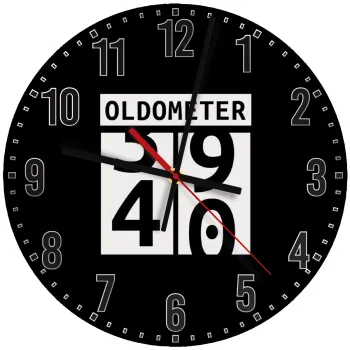 OLDOMETER, Ρολόι τοίχου ξύλινο (30cm)