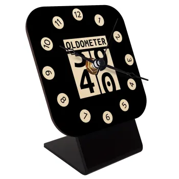 OLDOMETER, Επιτραπέζιο ρολόι σε φυσικό ξύλο (10cm)