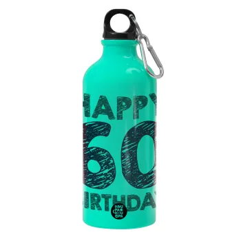 Happy 60 birthday!!!, Water bottle 600ml