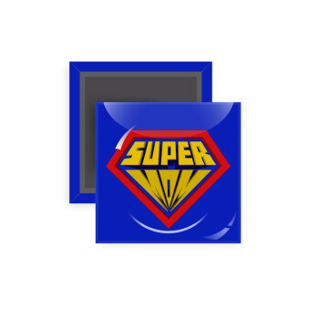 Super Mom 3D, Μαγνητάκι ψυγείου τετράγωνο διάστασης 5x5cm