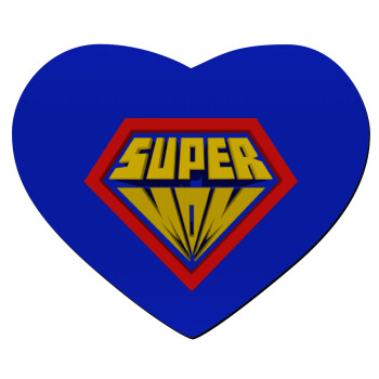 Super Mom 3D, Mousepad heart 23x20cm