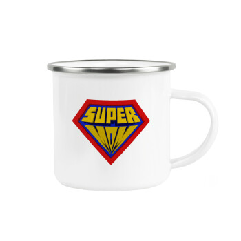 Super Mom 3D, Κούπα Μεταλλική εμαγιέ λευκη 360ml