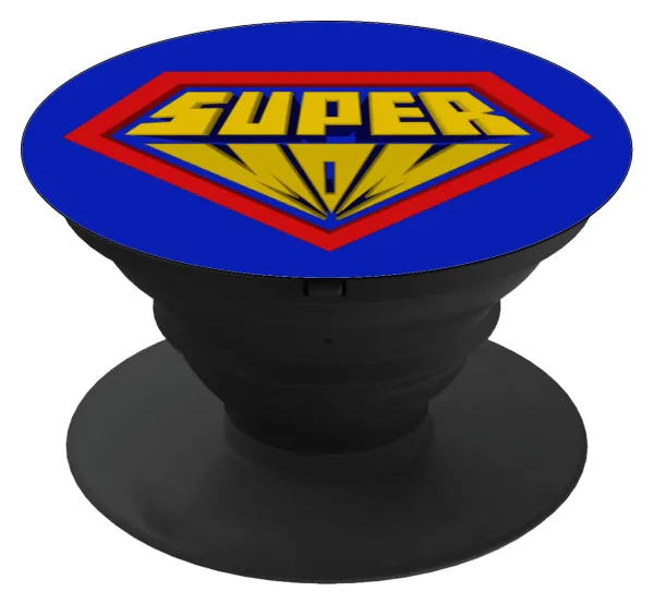 Super Mom 3D — Phone Holders Stand  Μαύρο Βάση Στήριξης Κινητού στο Χέρι