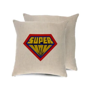 Super Mom 3D, Μαξιλάρι καναπέ ΛΙΝΟ 40x40cm περιέχεται το  γέμισμα