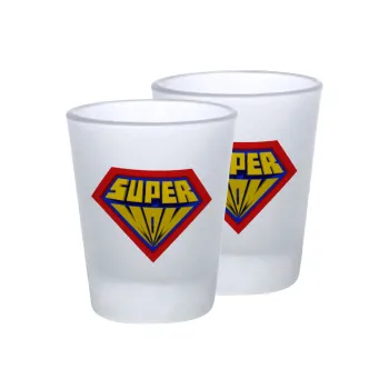 Super Mom 3D, Σφηνοπότηρα γυάλινα 45ml του πάγου (2 τεμάχια)