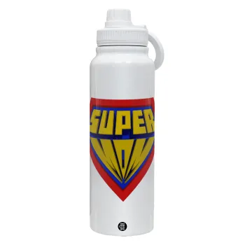 Super Mom 3D, Θερμός 1L Ανοξείδωτο με Βάση Κινητού & Διπλά Τοιχώματα