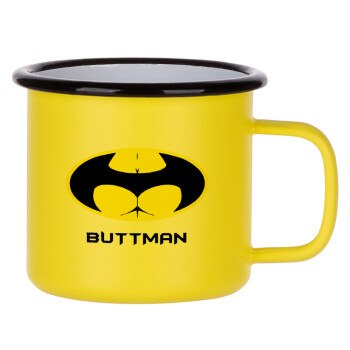 Buttman, Κούπα Μεταλλική εμαγιέ ΜΑΤ Κίτρινη 360ml