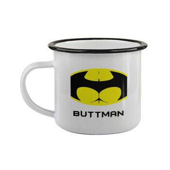Buttman, Κούπα εμαγιέ με μαύρο χείλος 360ml
