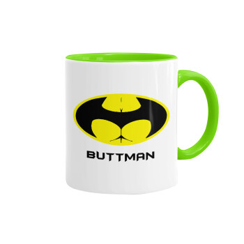 Buttman, Κούπα χρωματιστή βεραμάν, κεραμική, 330ml