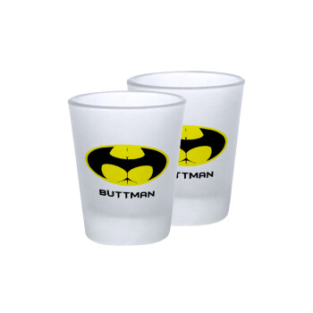 Buttman, Σφηνοπότηρα γυάλινα 45ml του πάγου (2 τεμάχια)