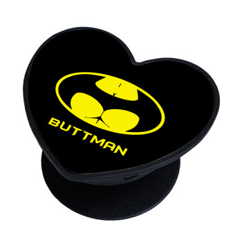 Buttman, Phone Holders Stand  καρδιά Μαύρο Βάση Στήριξης Κινητού στο Χέρι