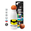 Bascetball Metal mug thermos, double wall, 550ml