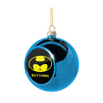 Buttman, Χριστουγεννιάτικη μπάλα δένδρου Μπλε 8cm