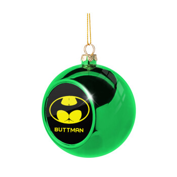 Buttman, Χριστουγεννιάτικη μπάλα δένδρου Πράσινη 8cm