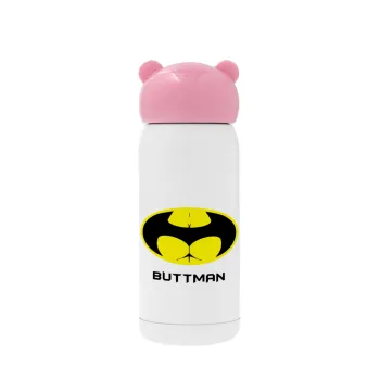 Buttman, Ροζ ανοξείδωτο παγούρι θερμό (Stainless steel), 320ml