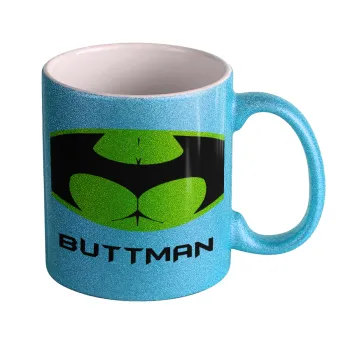 Buttman, Κούπα Σιέλ Glitter που γυαλίζει, κεραμική, 330ml