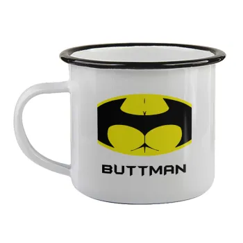 Buttman, Κούπα εμαγιέ με μαύρο χείλος 360ml