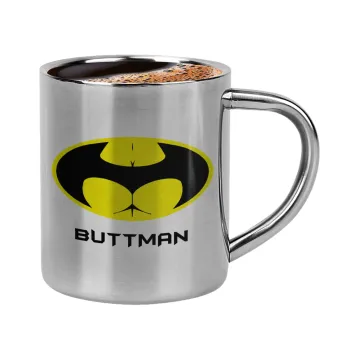 Buttman, Κουπάκι μεταλλικό διπλού τοιχώματος για espresso (220ml)
