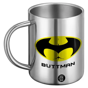 Buttman, Ανοξείδωτη Μεταλλική Κούπα 450ml - Διπλού Τοιχώματος