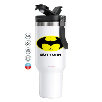 Buttman, Mega Stainless steel Tumbler with lid, double wall 1,2L