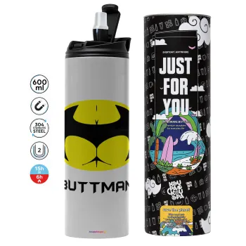 Buttman, Tumbler stainless steel GREY 600ml