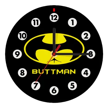 Buttman, Wooden wall clock (20cm)
