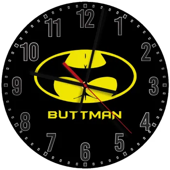 Buttman, Ρολόι τοίχου ξύλινο (30cm)
