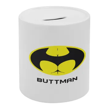 Buttman, Κουμπαράς πορσελάνης με τάπα