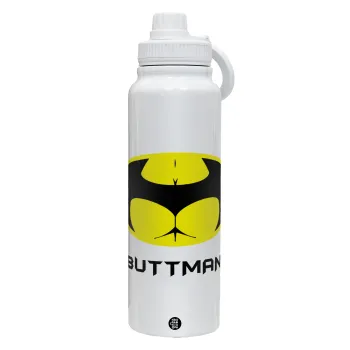 Buttman, Θερμός 1L Ανοξείδωτο με Βάση Κινητού & Διπλά Τοιχώματα