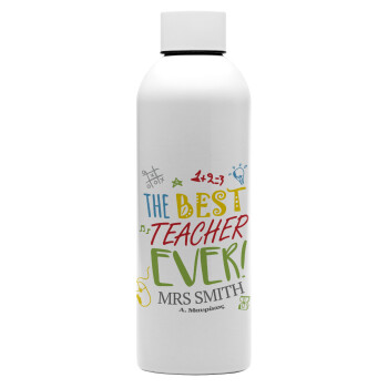 The best teacher ever!, Μεταλλικό παγούρι νερού, 304 Stainless Steel 800ml