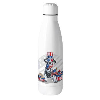 Happy 4th of July, Metal mug thermos (Stainless steel), 500ml