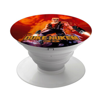 Duke nukem, Phone Holders Stand  Λευκό Βάση Στήριξης Κινητού στο Χέρι