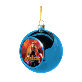 Duke nukem, Χριστουγεννιάτικη μπάλα δένδρου Μπλε 8cm