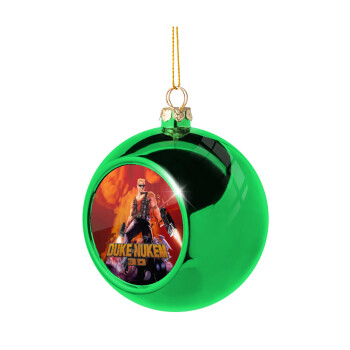 Duke nukem, Χριστουγεννιάτικη μπάλα δένδρου Πράσινη 8cm