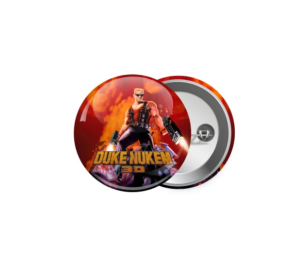 Duke nukem — Pin badge, 5cm