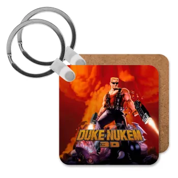 Duke nukem, Μπρελόκ Ξύλινο τετράγωνο MDF