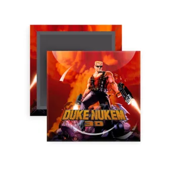 Duke nukem, Μαγνητάκι ψυγείου τετράγωνο διάστασης 5x5cm