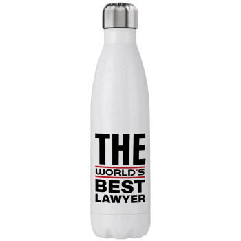 The world's best Lawyer, Μεταλλικό παγούρι θερμός (Stainless steel), διπλού τοιχώματος, 750ml