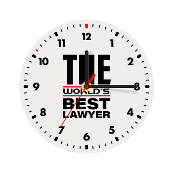 The world's best Lawyer, Wooden wall clock (20cm)